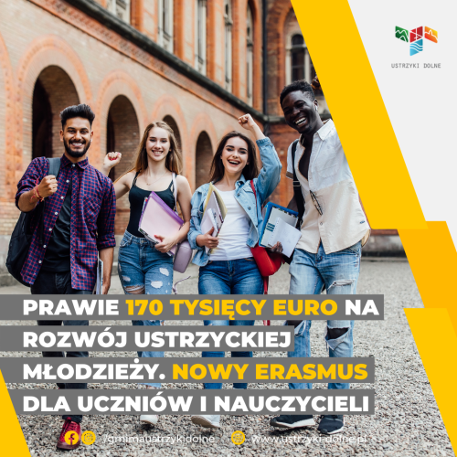 Prawie 170 tysięcy euro na rozwój ustrzyckiej młodzieży. Nowy Erasmus dla uczniów i nauczycieli